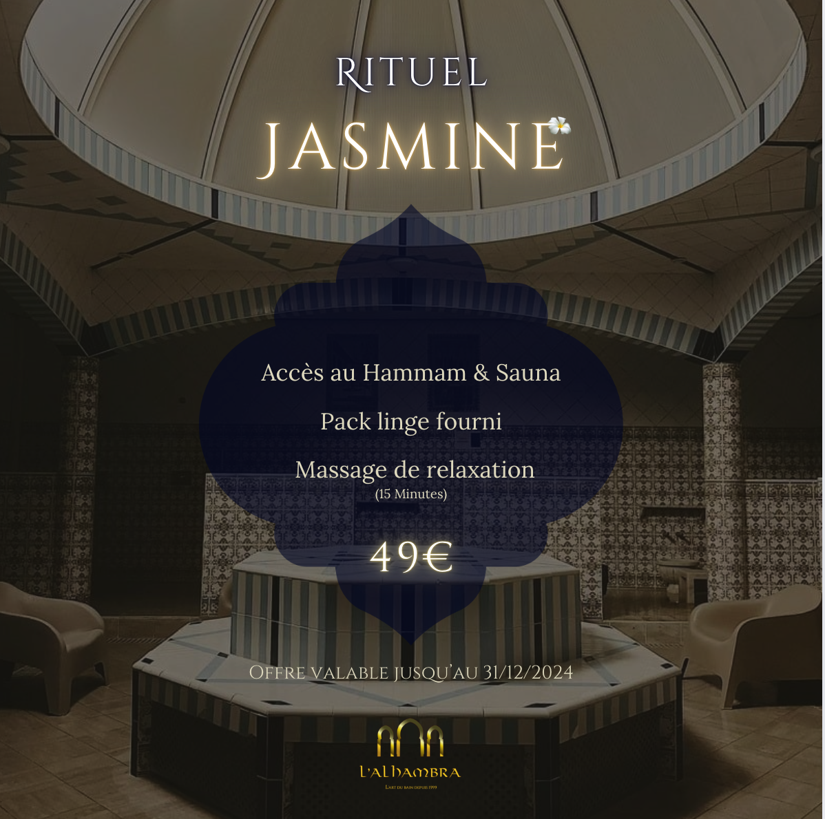 hammam offre d'année roubaix head spa soin corps massage